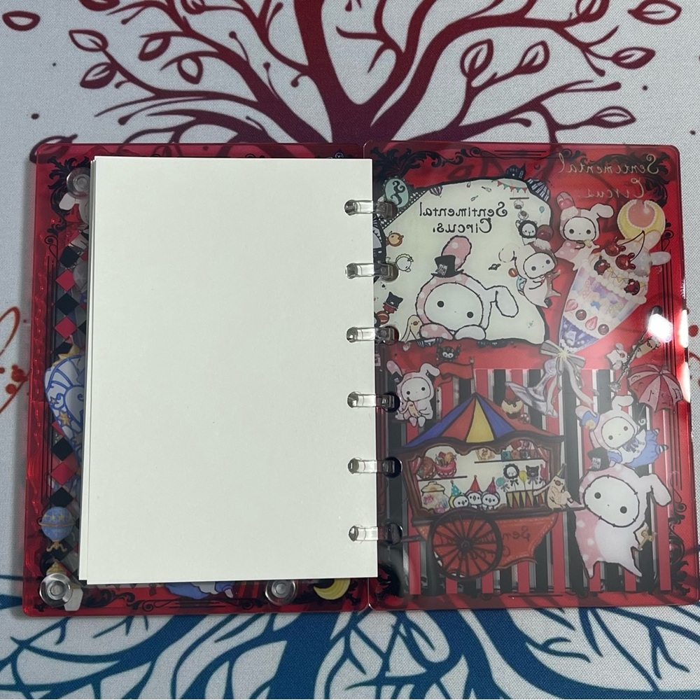 Cute Sentimental Character A7 Shaker Notebook/Binder - Picture 4 of 4